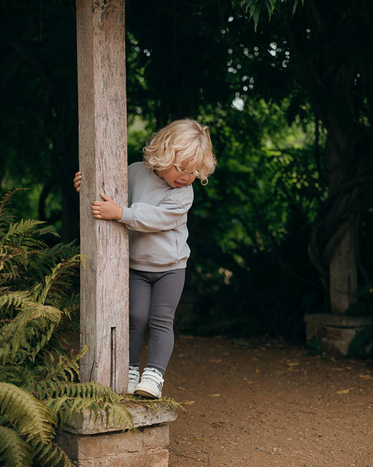 Mulberry Mist Ribbed Leggings