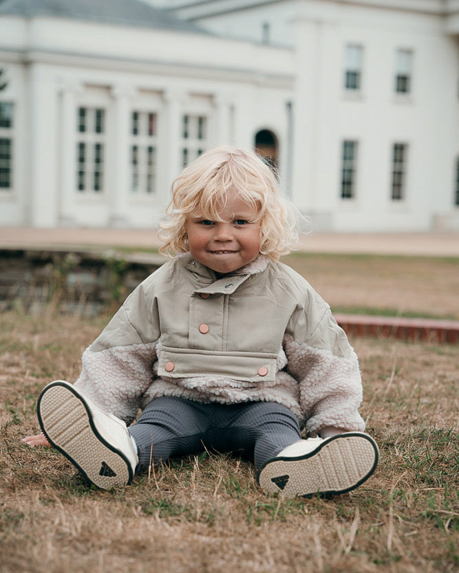 Olive Meadow Teddy Pullover