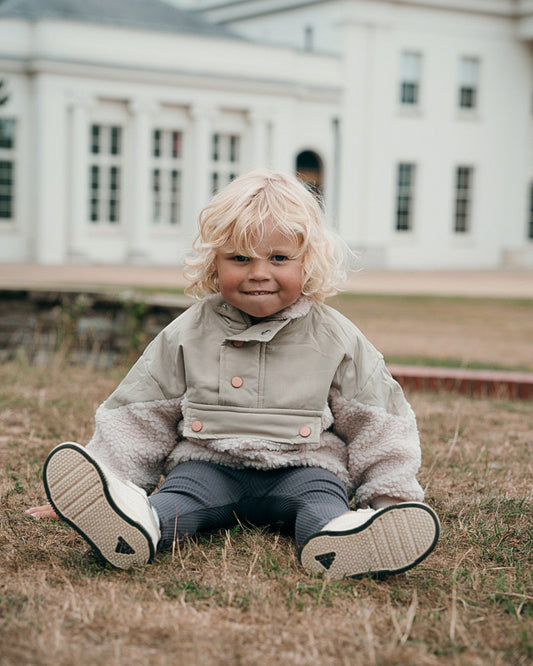 Olive Meadow Teddy Pullover