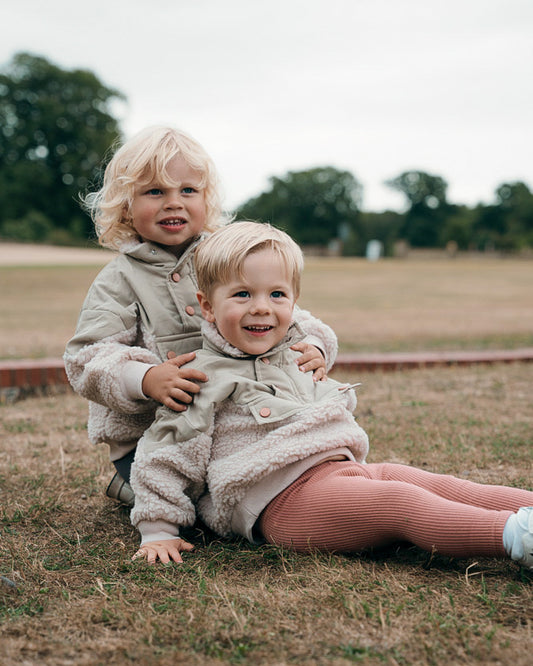 Olive Meadow Teddy Pullover