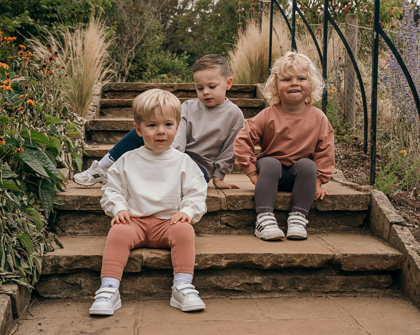 Autumn Clay Ribbed Leggings