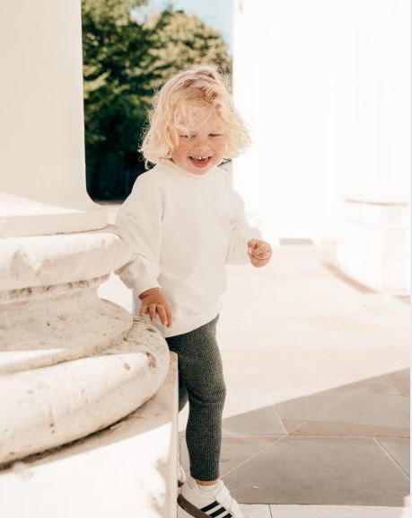 Ash Cloud Ribbed Leggings