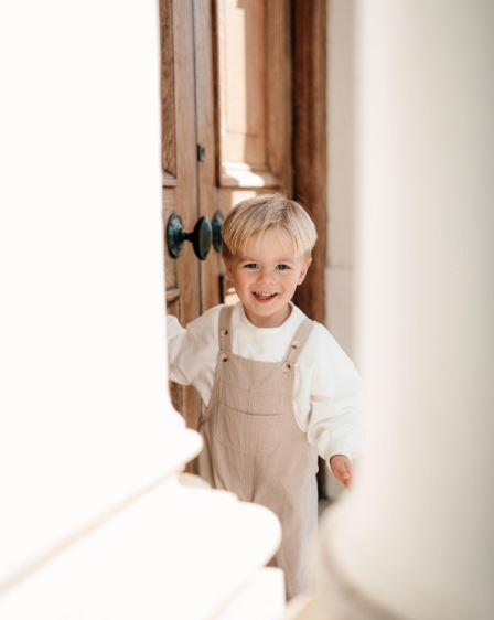 Soft Almond Dungarees